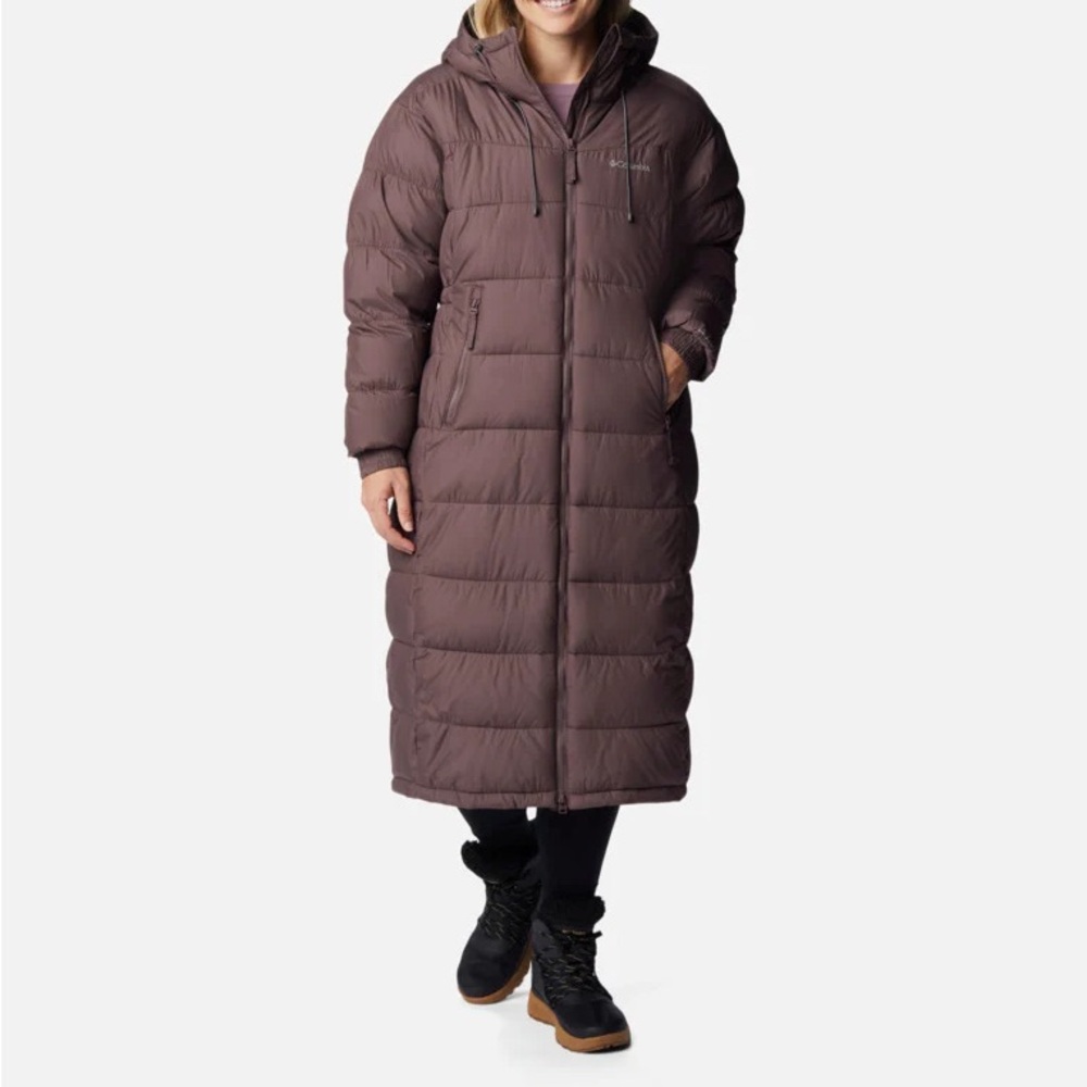 Columbia Pink Lake Long Puffer Coat